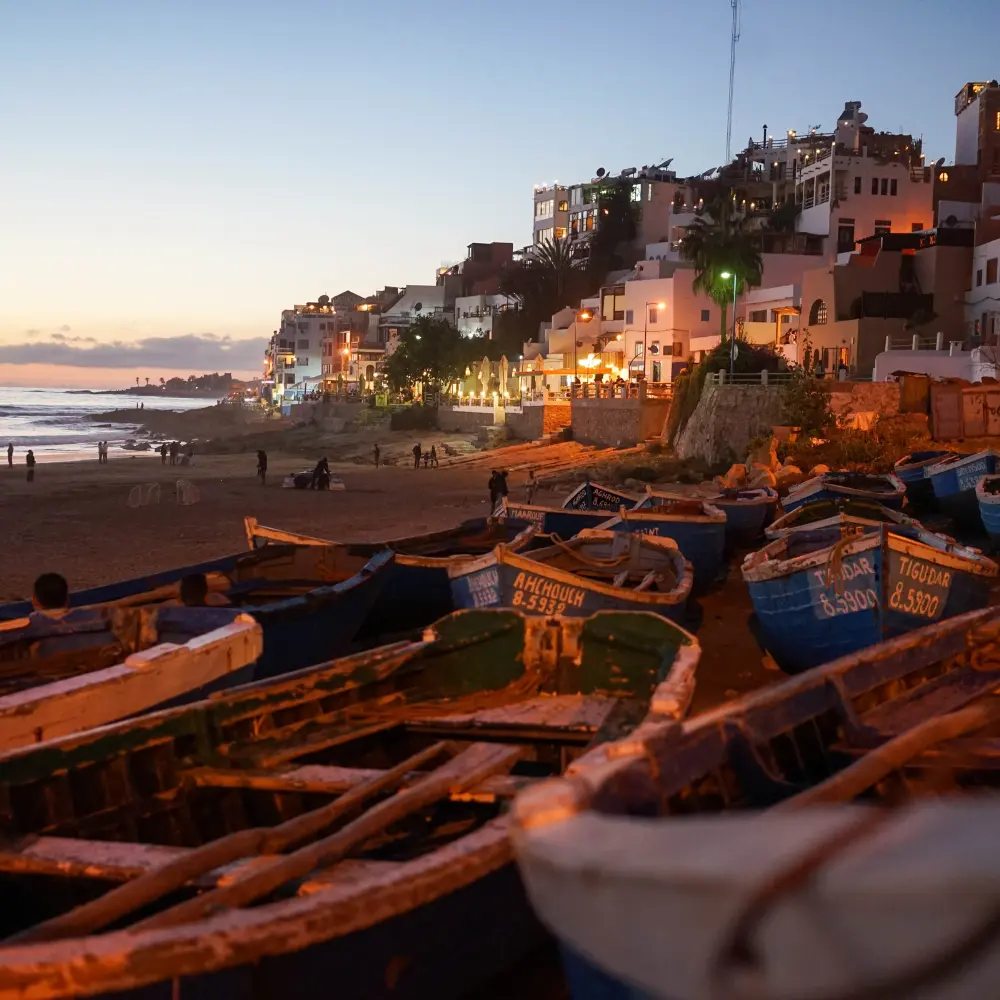 que faire à essaouira - aller a Taghazout