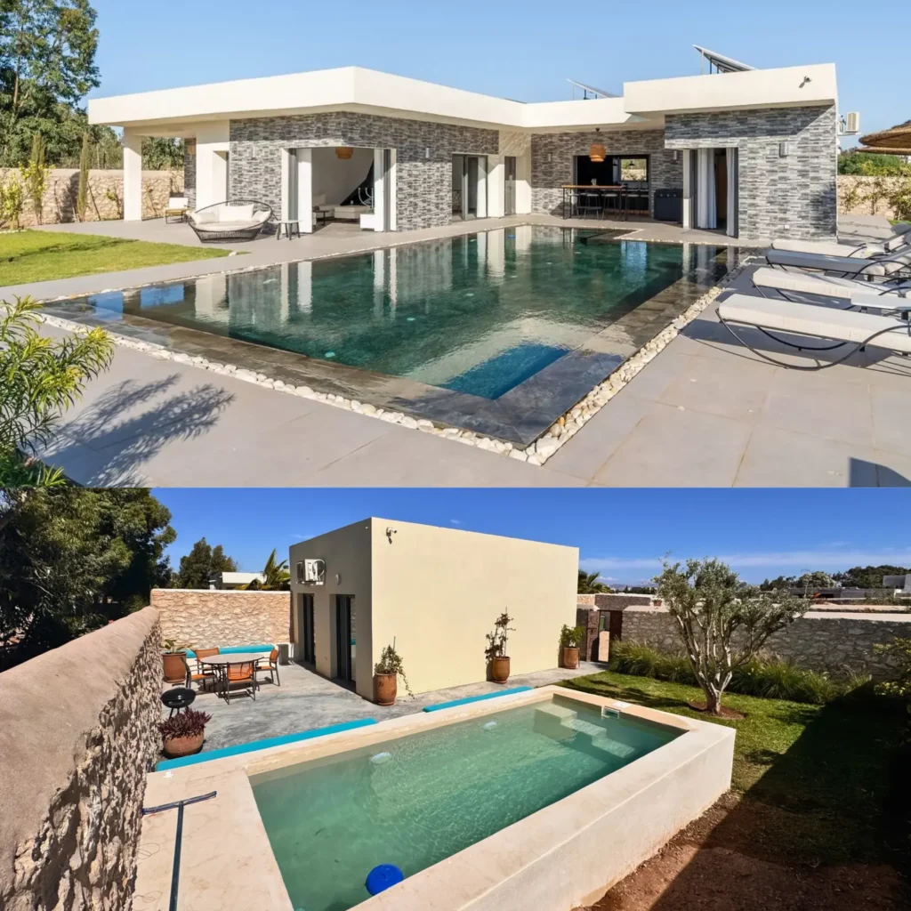 2 villas pour 10 personnes à Essaouira Maroc