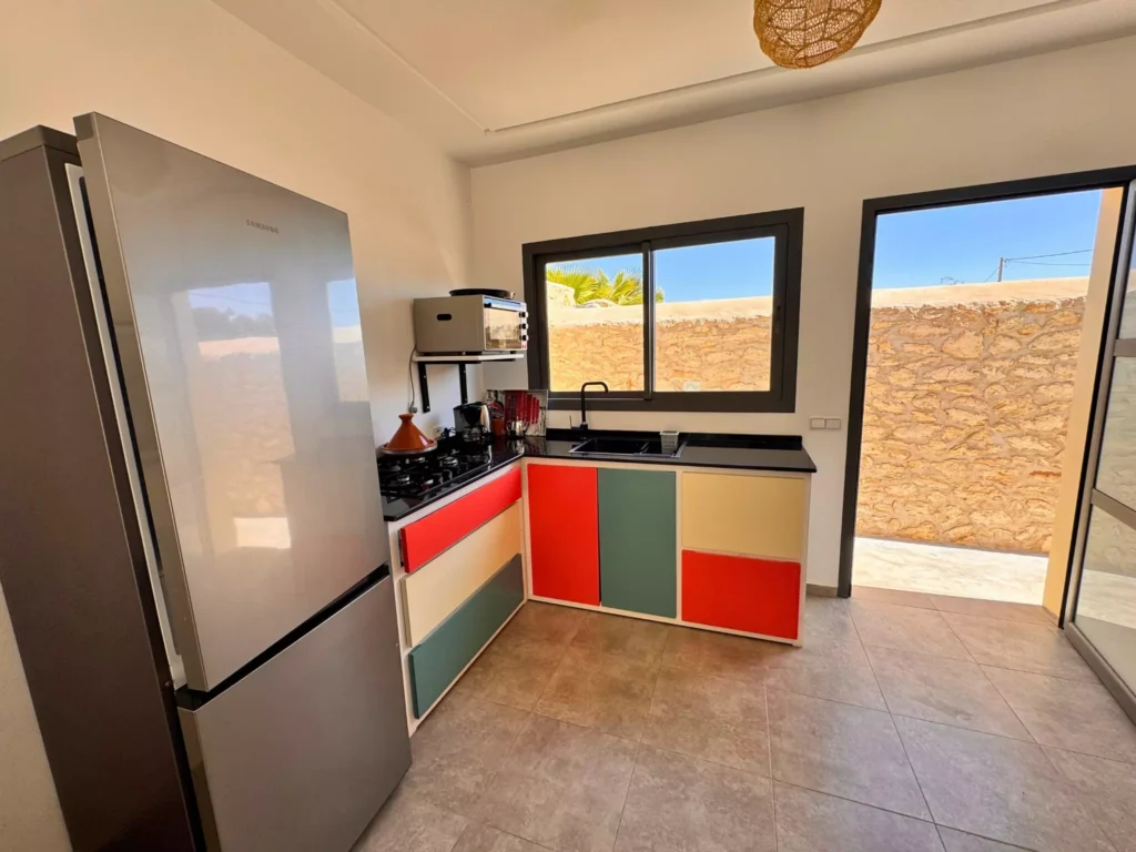 cuisine et frigo Dar Bilboa Essaouira